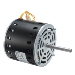 VEVOR 1/2HP Furnace Blower Motor, 208/230V 2.7Amps, 1075Rpm 5 Speeds, Cw/ccw Rotation, 48 Frame 3.4" Shaft Length, 7.5Μf/450V Capacitor + 11" Hold