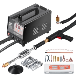VEVOR 220V 3Kw Stud Welder Dent Repair Kit, Spot Welder Dent Puller \w Welding & 7 Versatile Modes, Auto Body Spot Welding Dent Puller Machine For