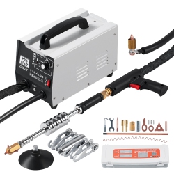 VEVOR 1.8Kw Stud Welder Dent Repair Kit, Spot Welder Dent Puller \w Welding & 7 Versatile Modes, 110V Auto Body Spot Welding Dent Puller Machine For