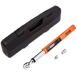 VEVOR 3.7-37Ft.lb/5-50N.m 3/8" Drive Electronic Digital Torque Wrench, Torque Wrench Kit Torque Range Accurate to ±2%, 3-Mode Adjustable Torque