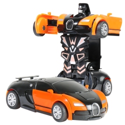 MYACUC Sports Car Robot Toy, Bugatti Transformation Toy, Boy's Holiday Birthday Gift