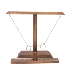 MYACUC Ring Toss Games, Yard Games, Outdoor And Indoor Games, Wooden Hook And Ring Game for Bars, Home, Party