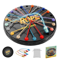 MYACUC Unravel The Rope Toys, Fun Family Game With Multiple Difficulty Levels, Stress Relief Toy, Good for Parties And Travel