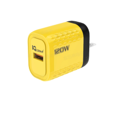 GREEN SCENIC Stylish 120W Charger Fast Charging Adapter – 120W High Speed | Multiple Protections | Smooth Design | Single USB Port, Suitable For