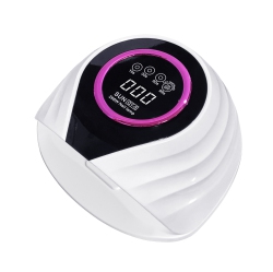 GREEN SCENIC Uv Led Nail Lamp, 268W Quick Dry Nail Lamp With 66 Leds Automatic Sensor, Portable Handle Nail Dryer - White And In Red