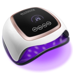 GREEN SCENIC 168W Uv Led Nail Lamp, Wekin Nail Dryer, 4 Timers, Professional Uv Gel Nail Lamp, Gel Nail Lamp, Gel Curing Maximum Power Machine, Nail