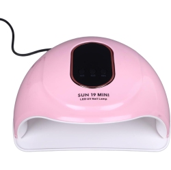 GREEN SCENIC Mini 72W Led Uv Nail Lamp Smart Portable Dryer Semi-Permanent Nail Art Suitable for All Gel Curing In Pink