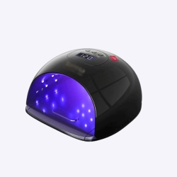 GREEN SCENIC Nail Lamp Uv Led Nail Lamp 72W Large Space Nail Dryer Abs Anti-Fall Nail Lamp Smart Sensor Phototherapy Machine (Color: Black)