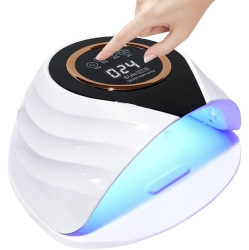 GREEN SCENIC Uv Led Nail Lamp, 268W Fast Drying Nail Lamp With 66 Leds Automatic Sensor, Portable Handle Nail Dryer