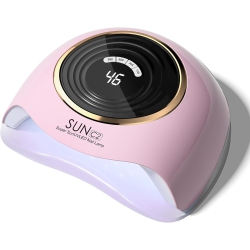 GREEN SCENIC Uv Nail Lamp 288W Uv Lamp for Gel Nails Led Nail Lamp \w Lcd Display 4 Timer Settings And Auto Sensor Professional Fast Curing Nail Dryer