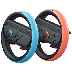 Nintendo Switch 2 Steering Wheel for Joy-Con 2 - 2 Pack - Blue/Red