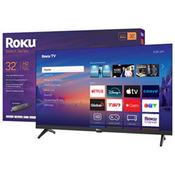 Roku 32" Select Series 720p HD LED Roku Smart TV (32R2D5CA) - 2025