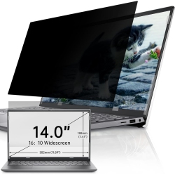 IPROKKO Laptop Privacy Screen 14 Inch for HP/dell/lenovo/thinkpad/samsung/asus/sony, Removable 16:10 Aspect Laptop