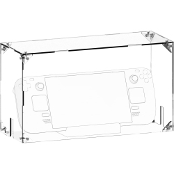 GEEKRIA Acrylic Dust Cover Transparent Dust Guard Compatible With Steam Deck Charging Dock, Anti Scratch Waterproof