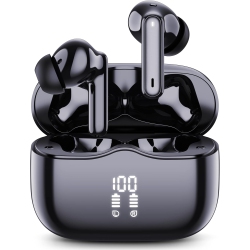 XINWLD Wireless Earbuds, Bluetooth 5.3 Earbuds Hifi Stereo Wireless Headphones Noise Cancelling With Mic, USB C, Ipx7