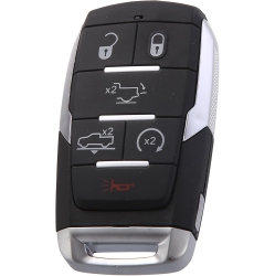 TUCKBOLD Key Fob Shell Case for Ram 1500 2019-2020 6 Buttons Plastic Replacement | Keyless Entry Remote Control Key