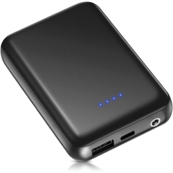 KOFARRTEN 7.4V Heated Vest Battery, 5V 2A 10000Mah Battery Pack for Heated Vest Heated Jacket With Dc And USB Output