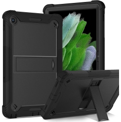 DUEDUE Case for Lenovo Tab M10 Plus 10.6"(3Rd Gen) 2022-Heavy Duty Kickstand Hard PC Cover Full Body Protective