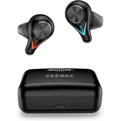 VEENAX L11 Wireless Earbuds, Bluetooth Earphones Touch Control, Sport Headphones With Microphone, Stereo In-Ear Headset