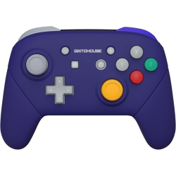 EXTREMERATE Classic Switchcube Style Faceplate Backplate Handles for Nintendo Switch Pro Controller, Replacement Grip