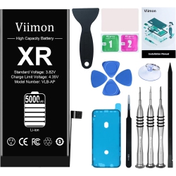 VIIMON Battery Replacement Kits Compatible With Iphone Xr 6.1 Inch (New Upgraded) With Adhesive, Installation Manual