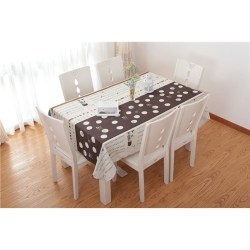 PANDACO Garden Cotton Table Cloth (140 Cm X 140 Cm)