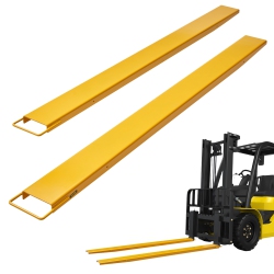 VEVOR Pallet Fork Extensions, 96" Length 4.5" Width, Heavy Duty Carbon Steel Fork Extensions for Forklifts, 1 Pair Forklift Extensions, Industrial