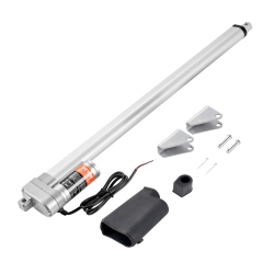 VEVOR 12V Linear Actuator, 20 Inch Waterproof Ip65 Linear Actuator, 660Lbs/3000N 0.19"/s Linear Motion Actuator With Mounting Bracket for Outdoor Use