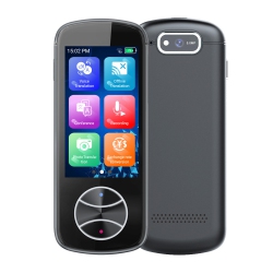 GREEN SCENIC Multi-Langauge Two-Way Real-Time Offline Recording And Photo Translation Portable Translation Pen - In Black
