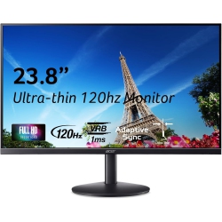 ACER - 23.8" Ultra-Thin Full HD 120Hz 1Ms Vrb Ips Adaptive-Sync Monitor W/ 2 Years Warranty