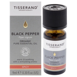 TISSERAND Organic Pure Essential Oil - Pepper By for Unisex - 0.30 OZ Oil In Black