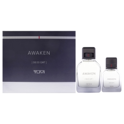 TUMI Awaken By for Men - 2 PC Gift Set 3.4OZ Edp Spray, 1OZ Edp Spray