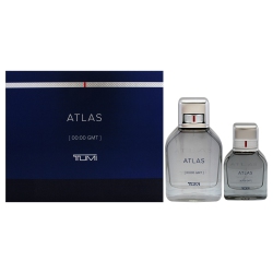 TUMI Atlas By for Men - 2 PC Gift Set 3.4OZ Edp Spray, 1OZ Edp Spray