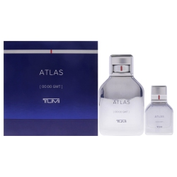 TUMI Atlas By for Men - 2 PC Gift Set 6.8OZ Edp Spray, 1OZ Edp Spray