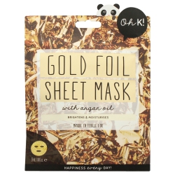 OH K! Oh K Sheet Mask - Foil By for Unisex - 1 PC Mask In Gold