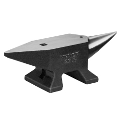 VEVOR 22Lbs Single Horn Anvil, Cast Steel Anvil, High Hardness Rugged Round Horn Anvil Blacksmith, Large Countertop And Stable Base, \w Round And