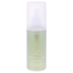 FLOWER BEAUTY Fight The Light Protection Mist By for Women - 3.2 OZ Face Mist In Light Blue