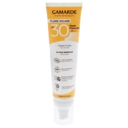 GAMARDE Face And Body Sun Fluid Spf 30 By for Women - 3.38 OZ Sunscreen