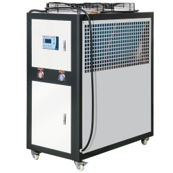 VEVOR 9.4HP 16 Gal Industrial Water Chiller, Air-Cooled Industrial Water Chiller, 15, 100 Kcal/h Cooling Capacity \w Finned Condenser Micro-Computer
