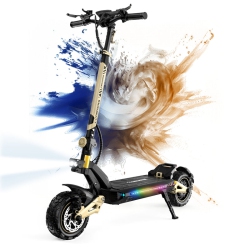 CIRCOOTER Cruiser Pro Electric Scooter (2400W Dual Motor/65Km Range/60Km/h Top Speed/dual Hydraulic Suspensions/11" Off-Road Tires/ul2272 Certified)