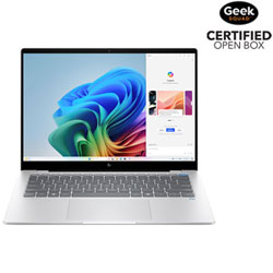 Open Box - HP OmniBook X 14" Gen AI PC Laptop - Glacier Silver (Snapdragon X Plus/16GB RAM/1TB SSD/Windows 11 Home)