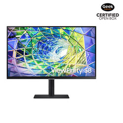 Open Box - Samsung 27" 4K Ultra HD 60Hz 5ms GTG IPS LCD Monitor (LS27A804UJNXGO) - Black