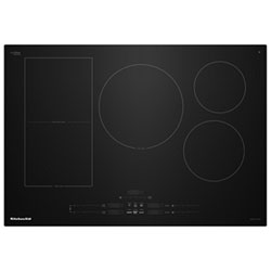 KitchenAid 30" 5-Element Temp Cook Induction Cooktop (KCIT730SBL) - Black