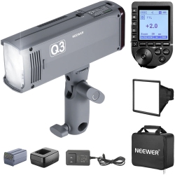 NEEWER - Q3 200Ws 2.4G Ttl Flash (2Nd Version), 1/8000 Hss Strobe Light Photography Monolight With Qpro-N Trigger Compatible With Nikon