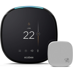 ECOBEE - 4 Alexa-Enabled Thermostat With Sensor (Works With Amazon Alexa)