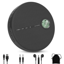 MYACUC CD Player Portable Bluetooth CD Player Music Player Mp3 Album Walkman