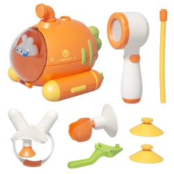 MYACUC Shower Heads for Little Boys And Girls, Bathtub Spray Heads With Suction Cups And Bath Toys