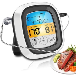 MYACUC Meat Thermometer Digital Touchscreen Cooking Food Thermometer Instant Read Thermometer for Meat Cooking In Grill Smoker Bbq