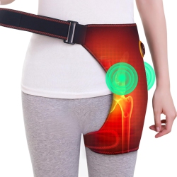 MYACUC USB Electric Heated Hip Brace Thigh Brace Massager Hip Support Brace for Arthritis Pulled Muscles
