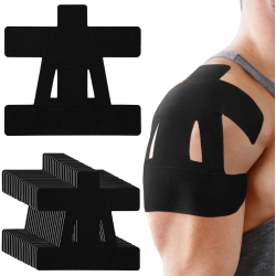 MYACUC 20PCs Kinesiology Tape for Shoulder, Shoulder Pain Relief Sports Tape, Waterproof Breathable Elastic Athletic Tape for Shoulder Support &